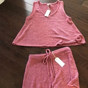 One Love Knit Tank and Shorts Set